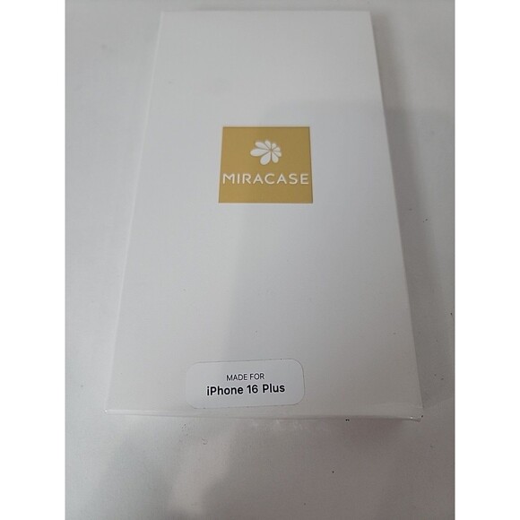 MiraCase Magnetic IPhone 16 Plus Case Black  24H09 - Picture 1 of 2